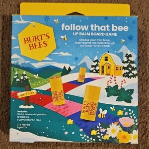 Burt's Bees Follow That Bee Lip Balm Board Game